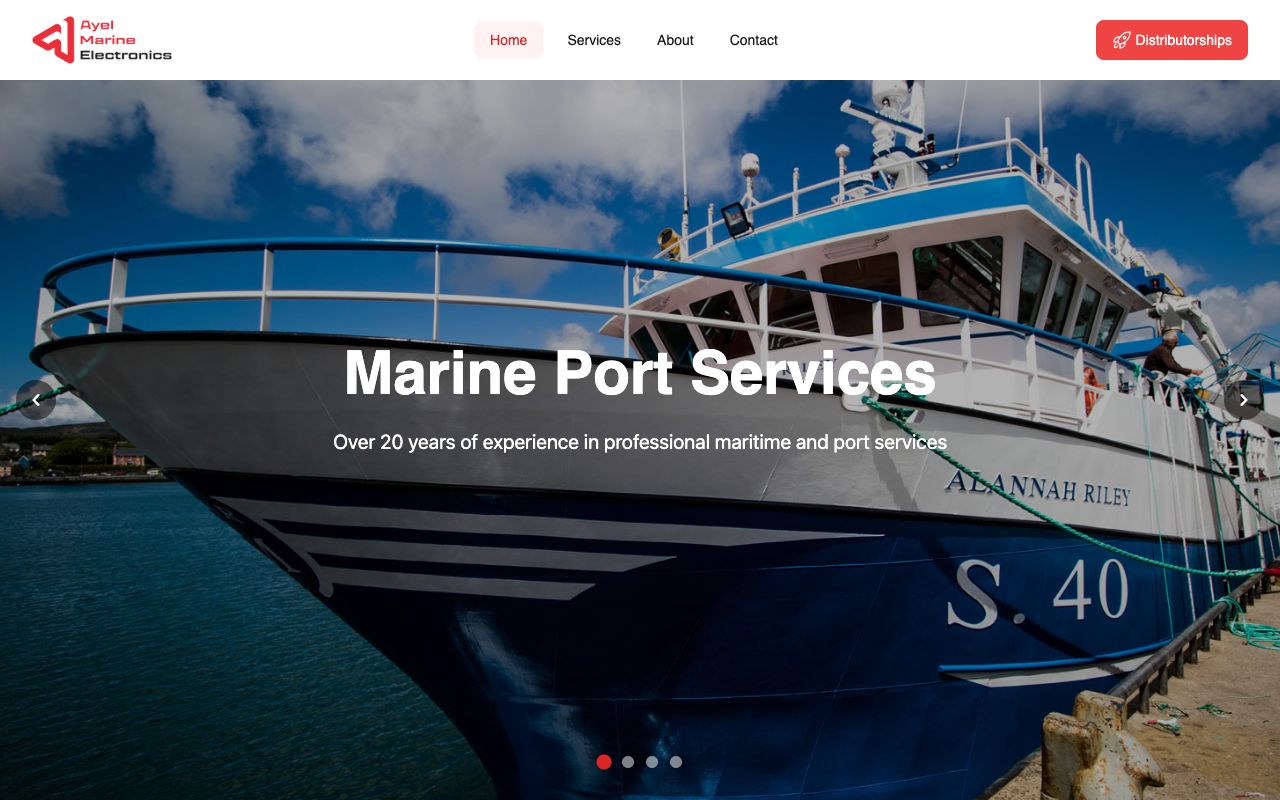 Ayel Marine Web Tasarım Projesi