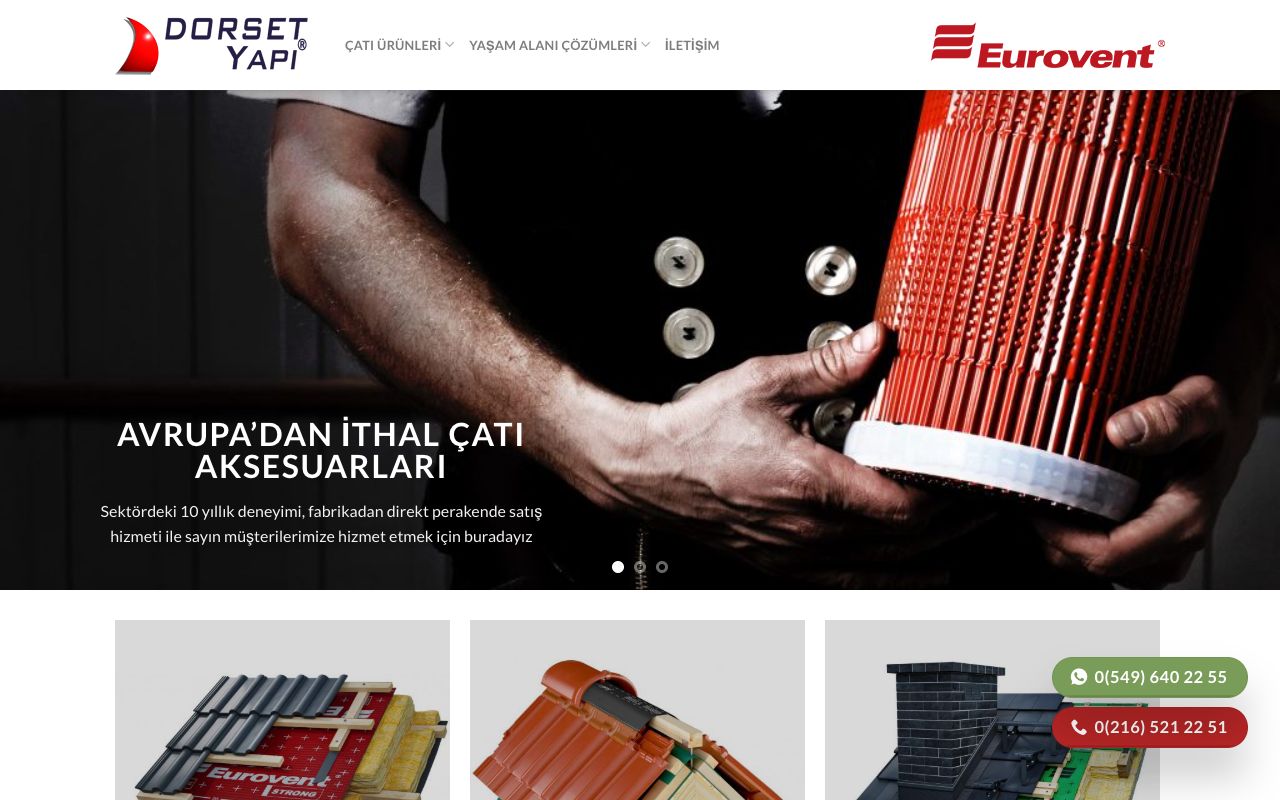 Çatı Aksesuarları Web Tasarım Projesi