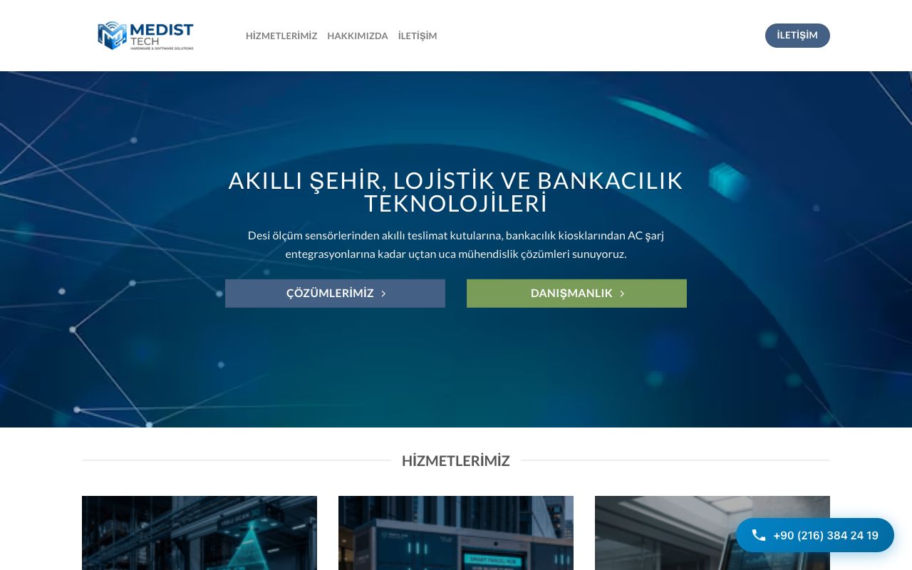 Medist Tech Web Tasarım Projesi