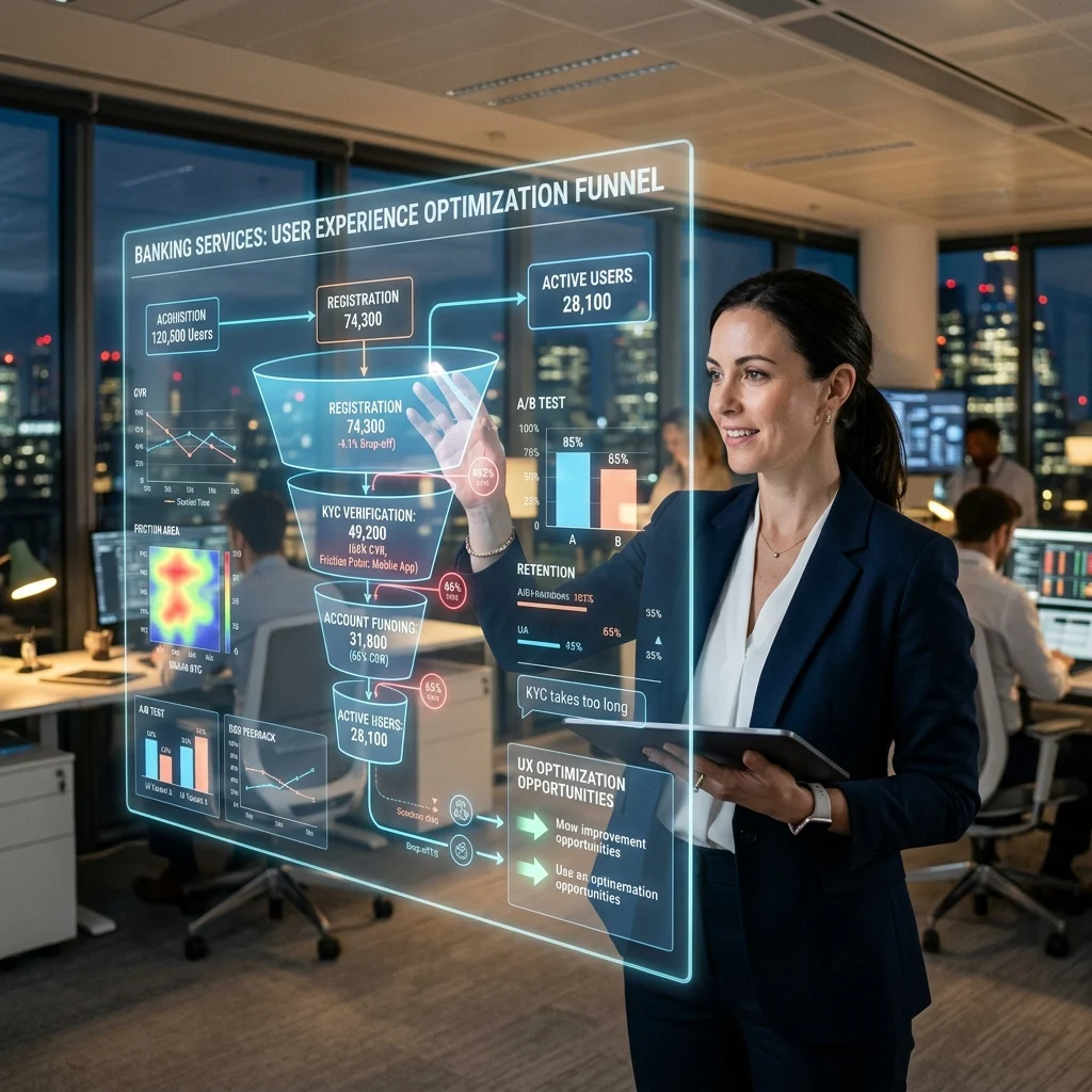 finans ve bankacılık dönüşüm optimizasyonu (cro) - UX data analysis