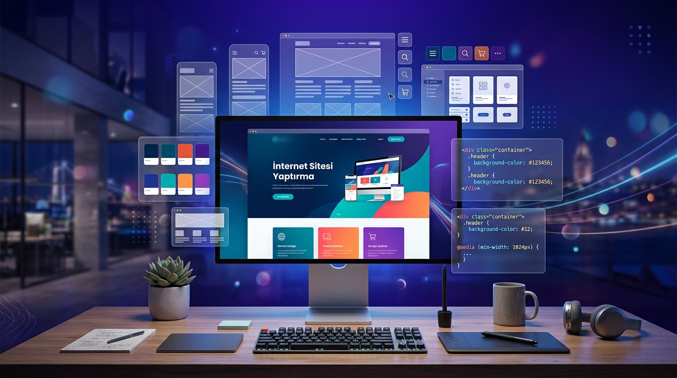 İnternet sitesi yaptırma profesyonel web tasarım süreci